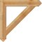 Ekena Millwork Traditional Arts & Crafts Rough Sawn Bracket, Western Red Cedar, 6"W x 42"D x 42"H BKT06X42X42TRA03RWR - alternate 2